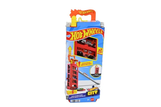 Hot Wheels City wyścigowa remiza