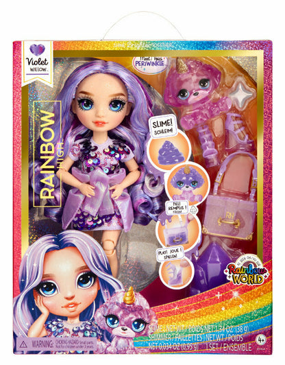 Rainbowhigh classic fashion -violet purple