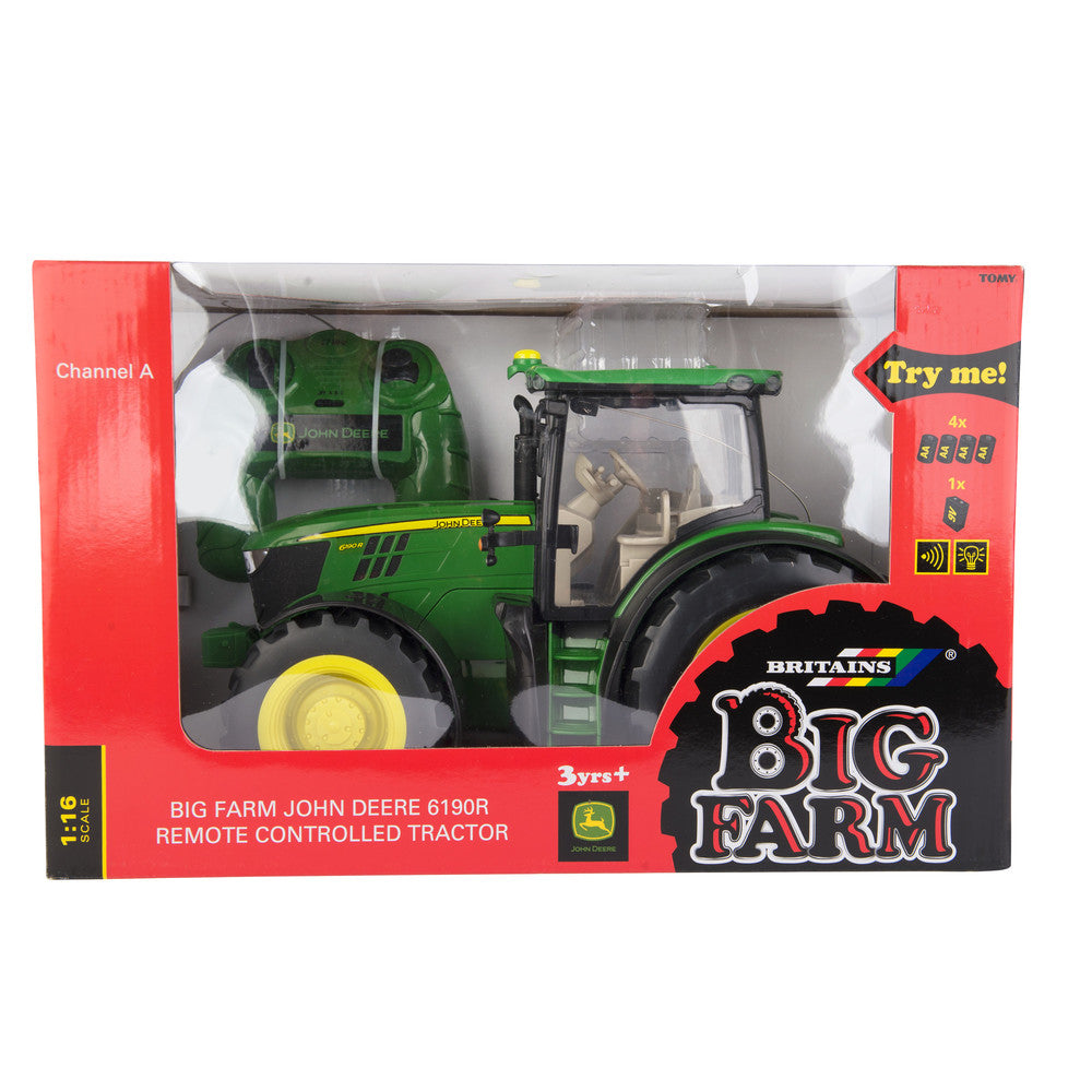 TOMY John Deere 6190R traktor RC 42838 /2