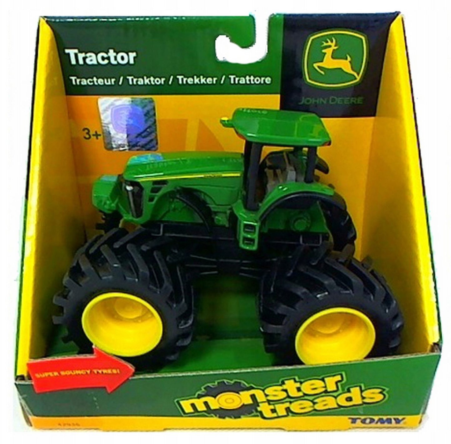 TOMY John Deere traktor monster metal 42936