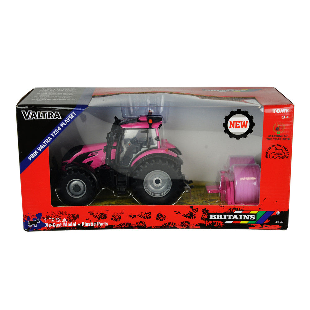 TOMY Britains traktor Pink Valtra TZ54 Plays.43247