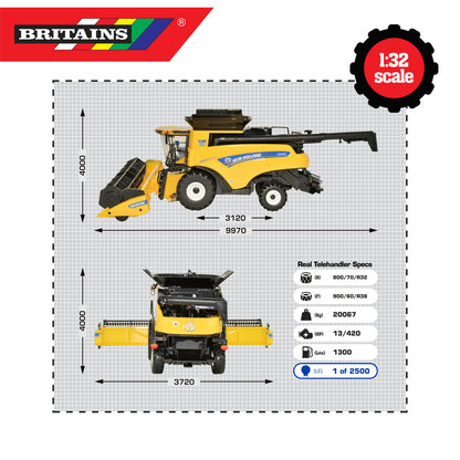 TOMY Britains kombajn New Holla CR9.90 lim.43270/3