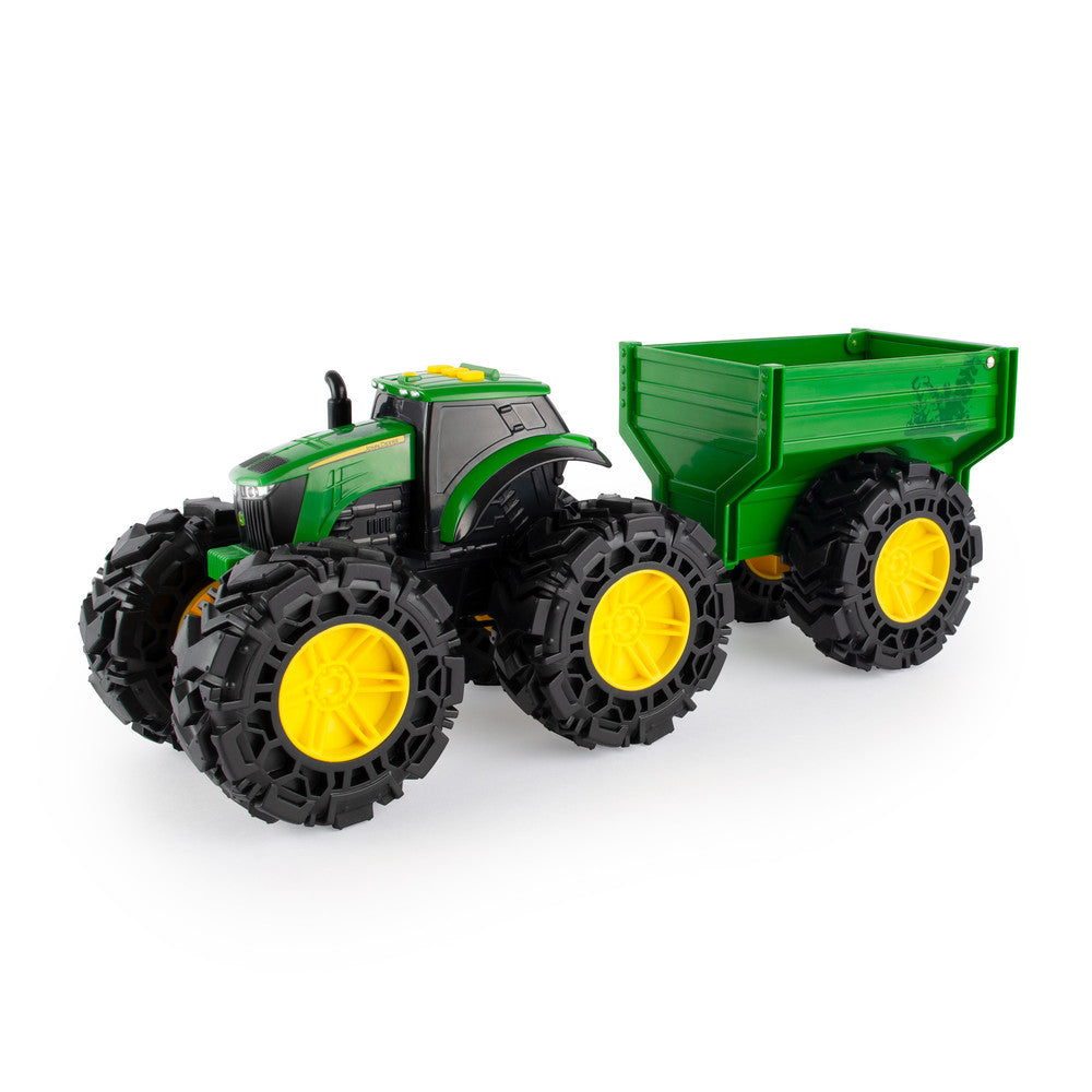 TOMY John Deere z przyczepą światło/dźw 46260/2