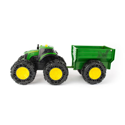 TOMY John Deere z przyczepą światło/dźw 46260/2