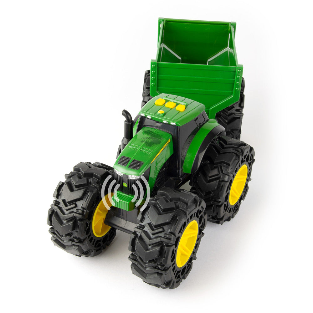 TOMY John Deere z przyczepą światło/dźw 46260/2