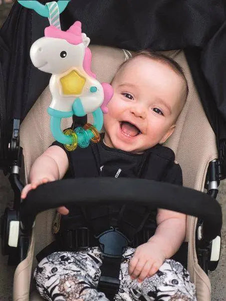 Clementoni baby interaktywna grzechotka jednorożec