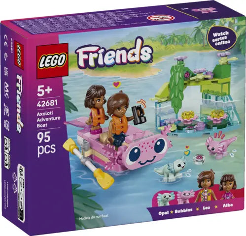 Lego Friends - Przygoda na aksolotlowej łodzi