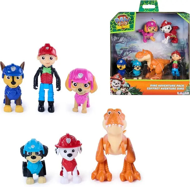 Psi Patrol Dino film, zestaw figurek Adventure