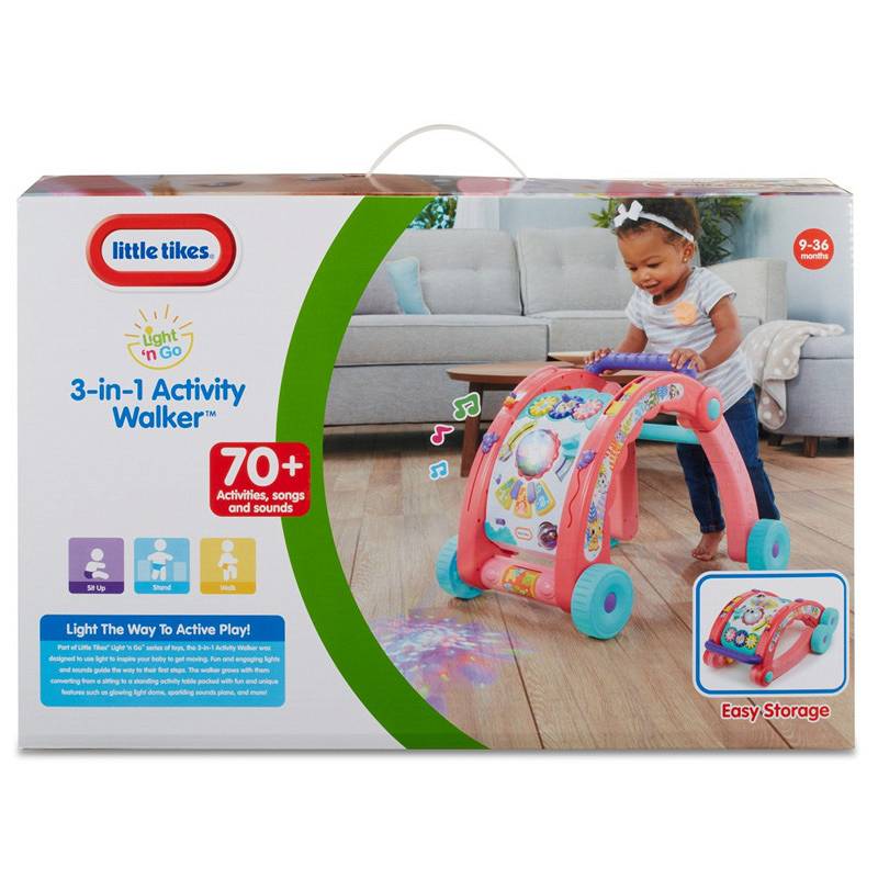 MGA LITTLE TIKES 3w1 Cho.i stół akt. różowy 643095