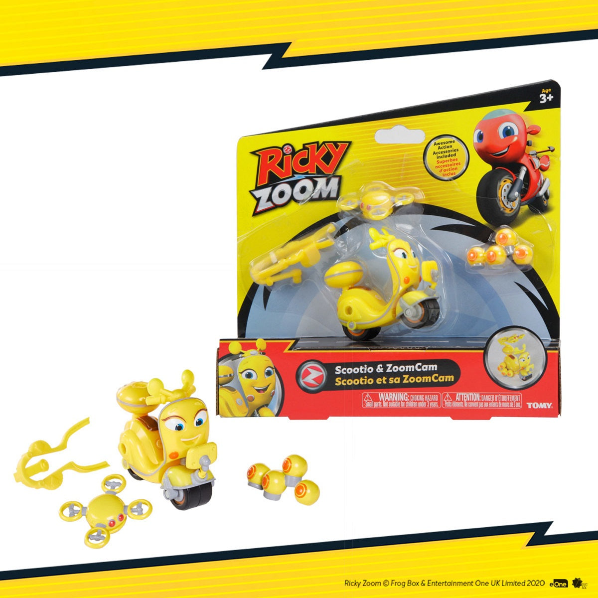 TOMY RICKY ZOOM motor SCOOTIO z akc T20053