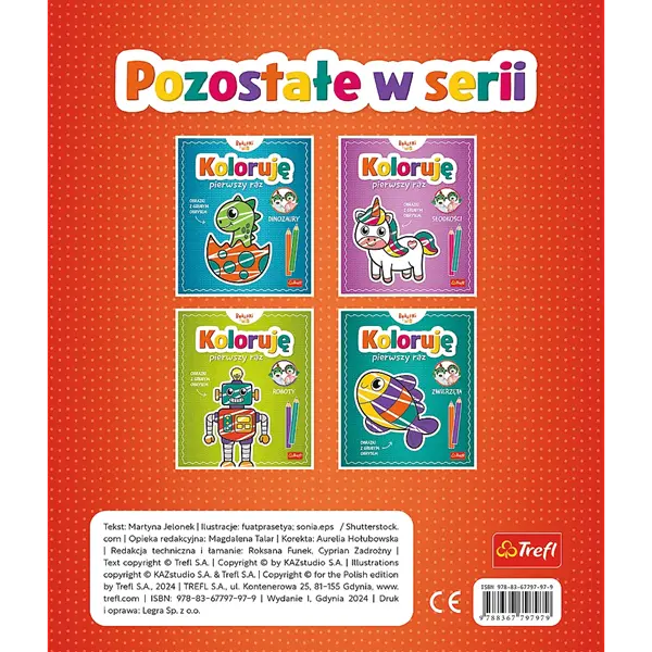 Bobaski i Miś Koloruję pierwszy raz - Pojazdy