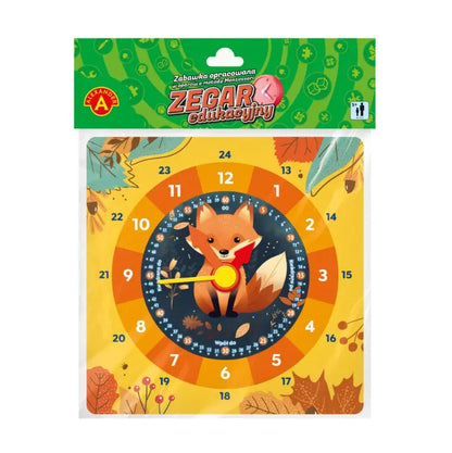 Zegar edukacyjny Lisek 27945