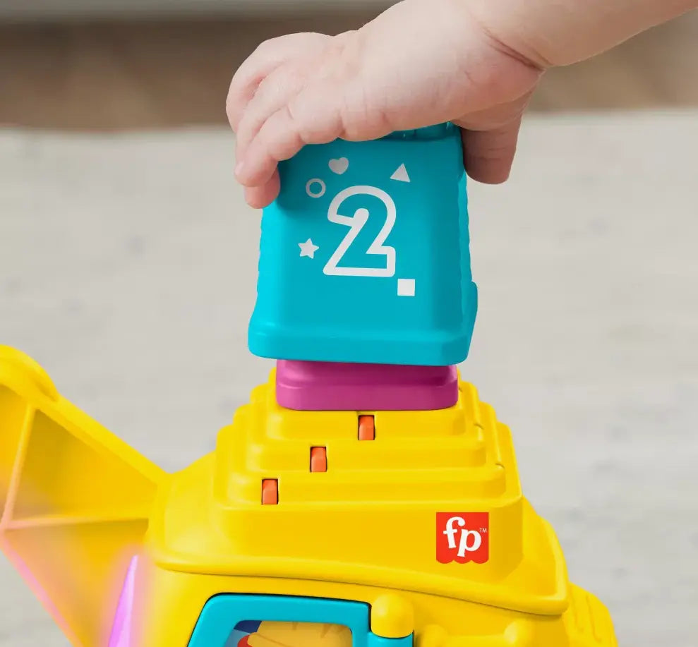 Fisher price wesoły dźwig układaj i licz