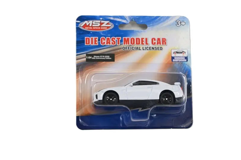 Model Nissan GT-R biały 1:64
