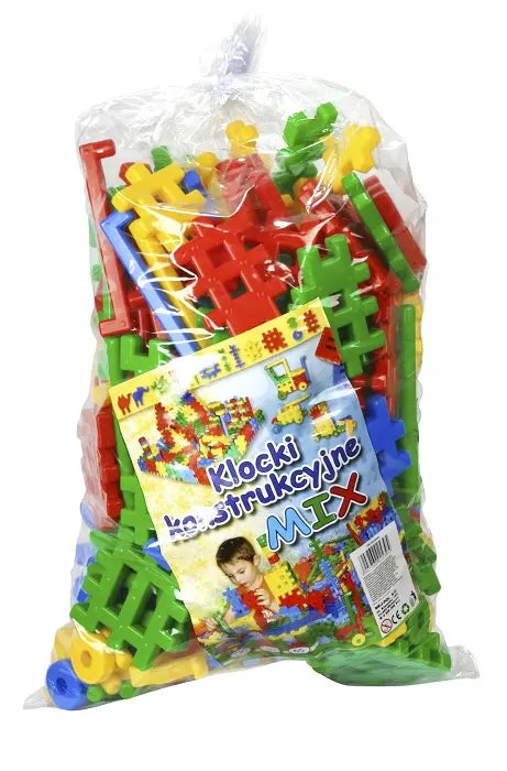 Tupiko klocki konstrukcyjne mix 190 elementów