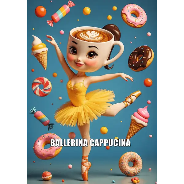 Puzzle 200 el. BrainRots, Ballerina Cappuccina