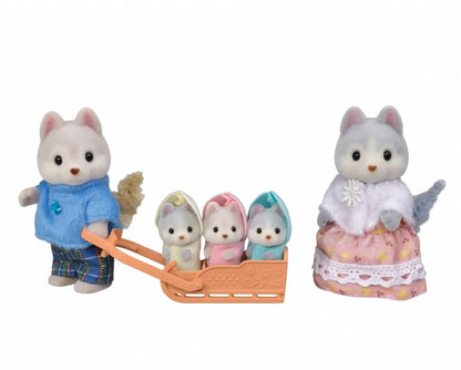 Sylvanian families rodzina piesków husky