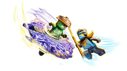 Lego Ninjago - Nya kontra zmutowany potwór na spinnerze