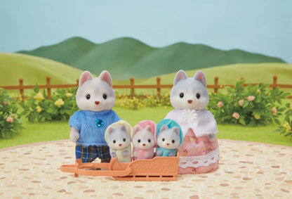 Sylvanian families rodzina piesków husky