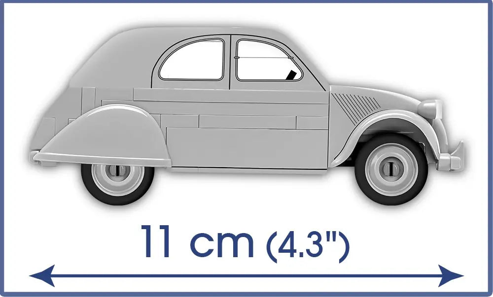 COBI Youngtimer Citroen 2CV TypeA 80kl 1949 24510