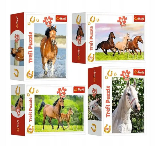 Puzzle 54 mini świat koni