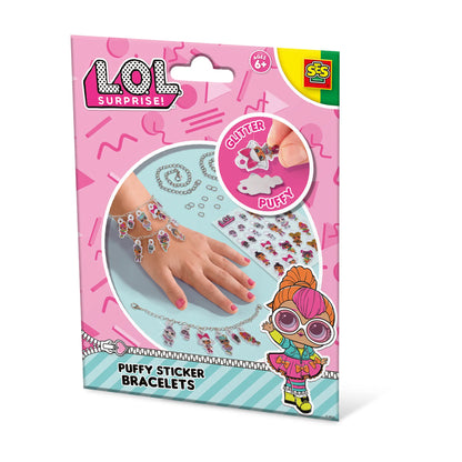 L.O.L. Puszyste bransoletki z naklejkami