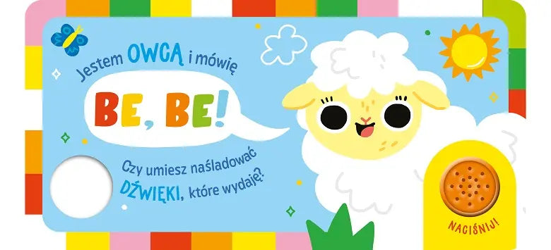 Interaktywna książeczka. Dopasuj dźwięki. Farma