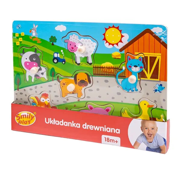 Układanka drewniana - Zagroda