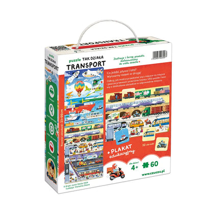 Puzzle tak działa transport 4+