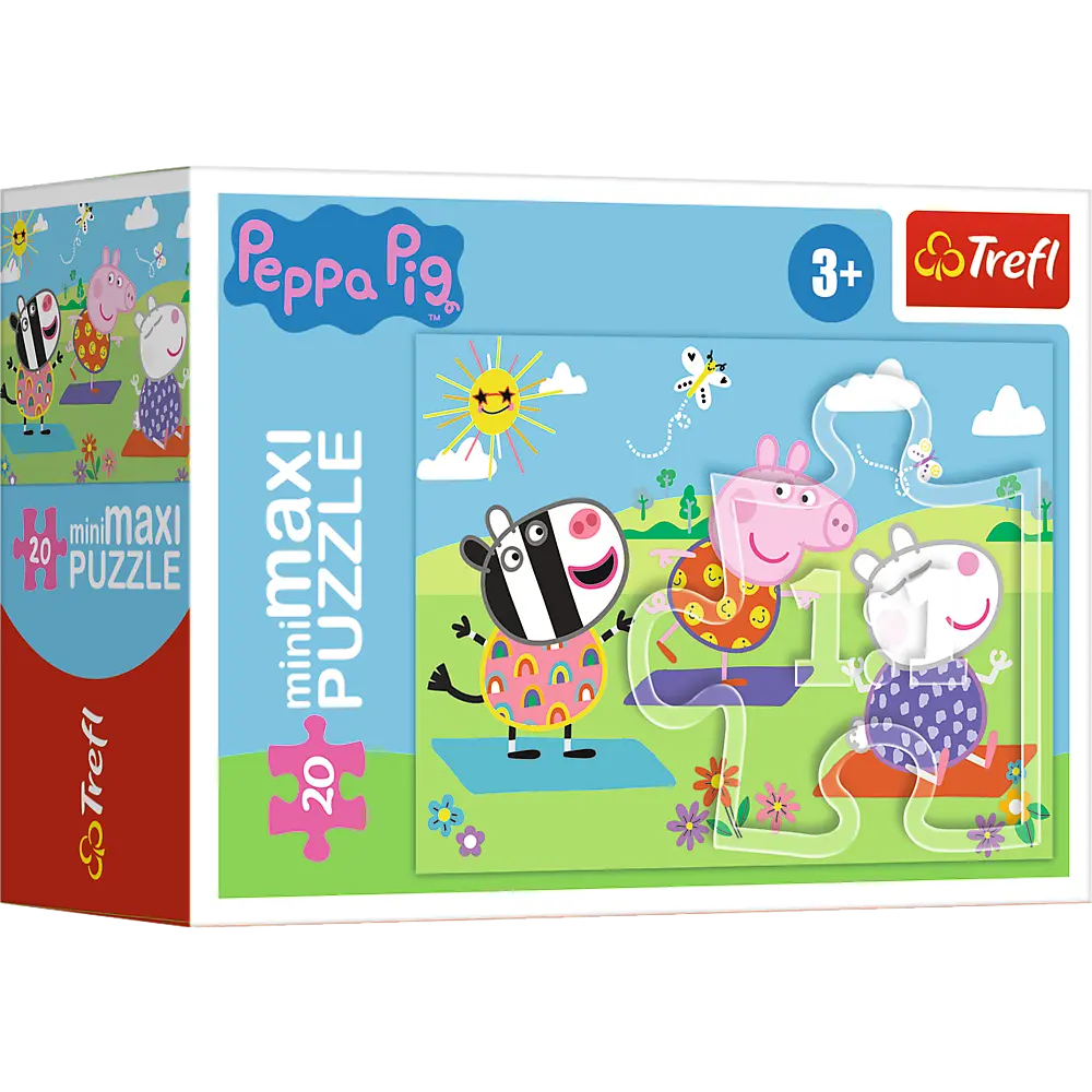 Puzzle minimaxi 20 elementów beztroski dzień świnki peppy