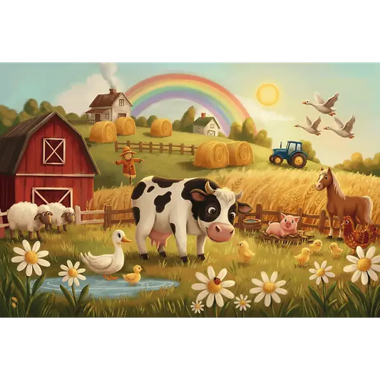 PUZZLE MAXI 24 Krowa na farmie 14397