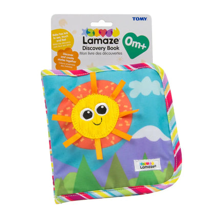 Lamaze książeczka odkrywcy materiałowa
