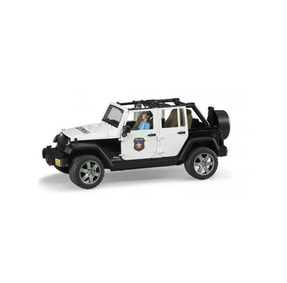 Jeep wrangler unlimited rubicon policyjny z figurką policjanta