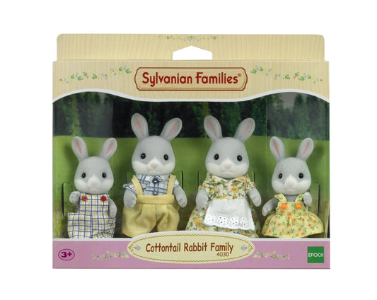 SYLVANIAN Rodzina szarych króliczków