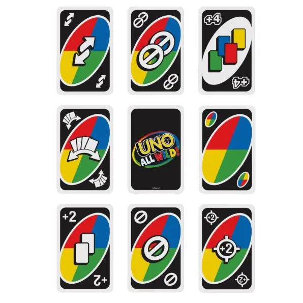 UNO All Wild! Gra Dzikie karty HHL33