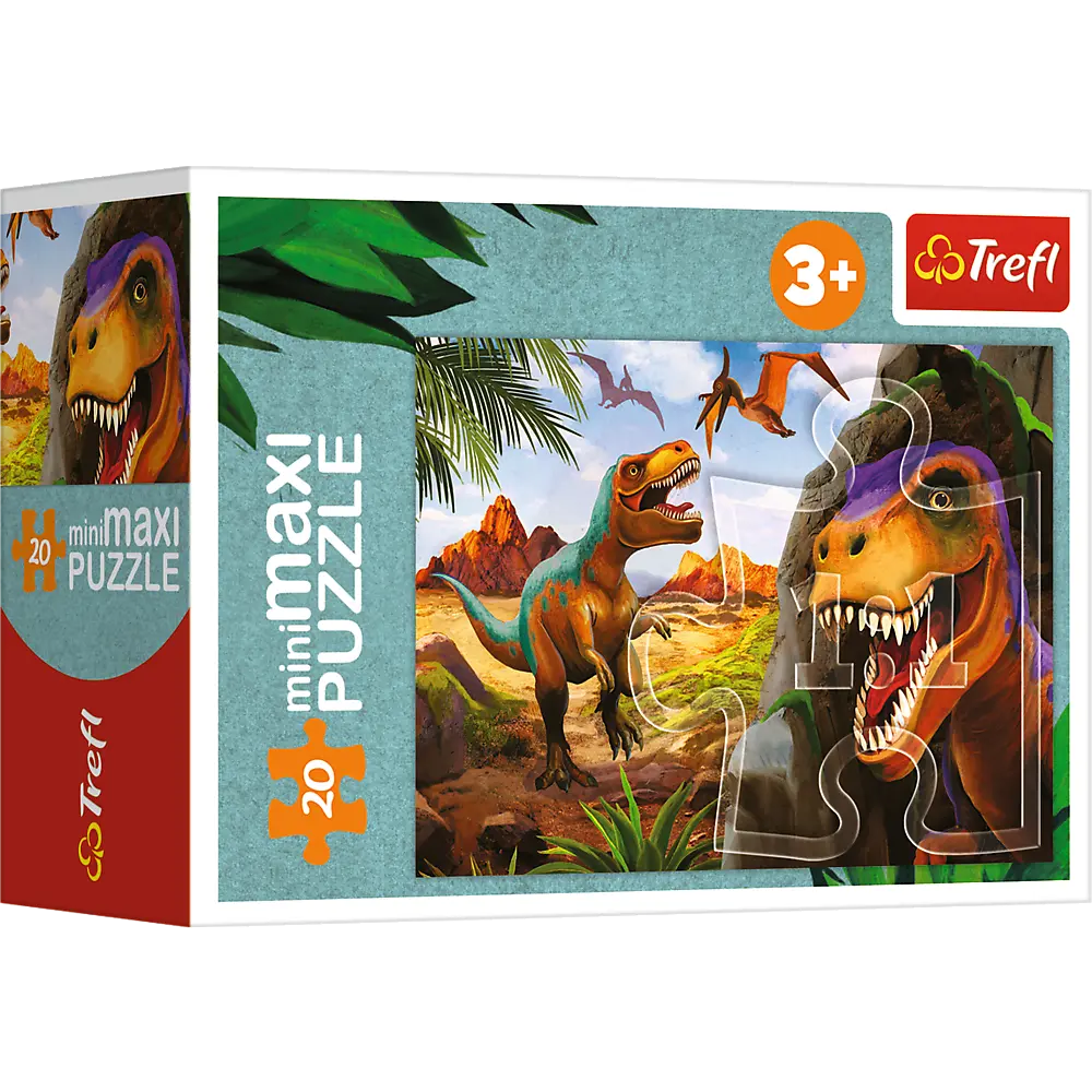 Puzzle minimaxi 20 elementów poznaj świat dinozaurów