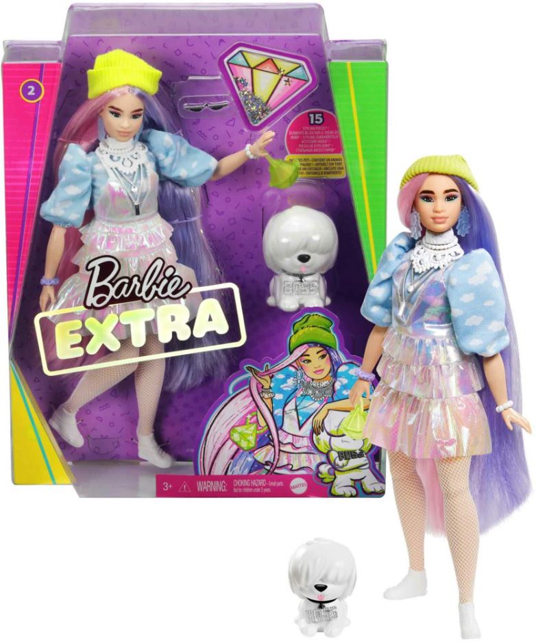 Barbie Extra Moda lalka+akc błyszcz.GVR05 /4