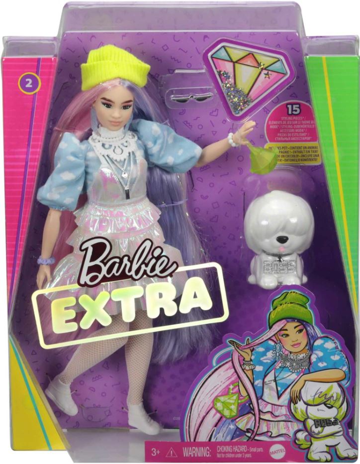 Barbie Extra Moda lalka+akc błyszcz.GVR05 /4