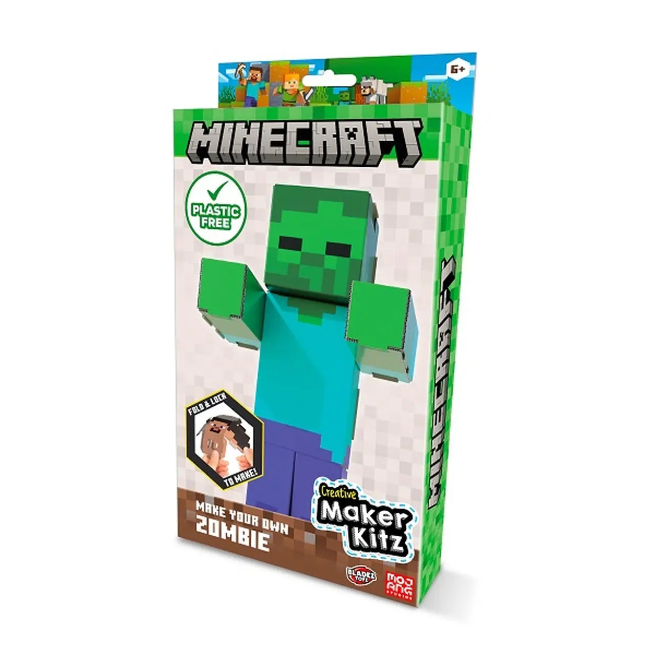 Marker kitz minecraft zbuduj figurkę zombie