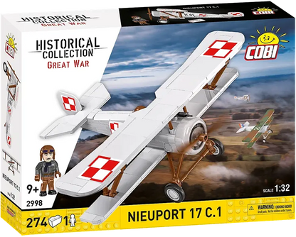 Klocki Great War - samolot Nieuport 17 C.1 274kl