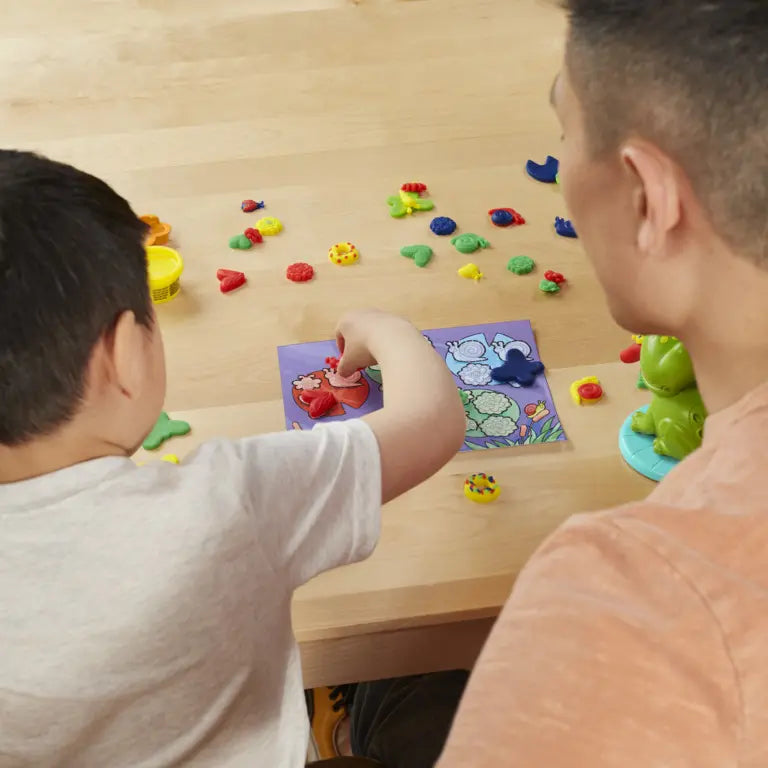 Play-doh starters żaba i nauka kolorów