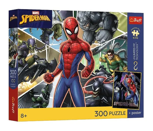PUZZLE 300 PremPlus Kids Ukryty bohater Spid.23047