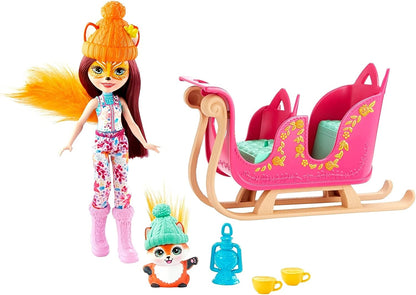 MATTEL Barbie Enchant. lalka + pojazd FJH11 GJX31