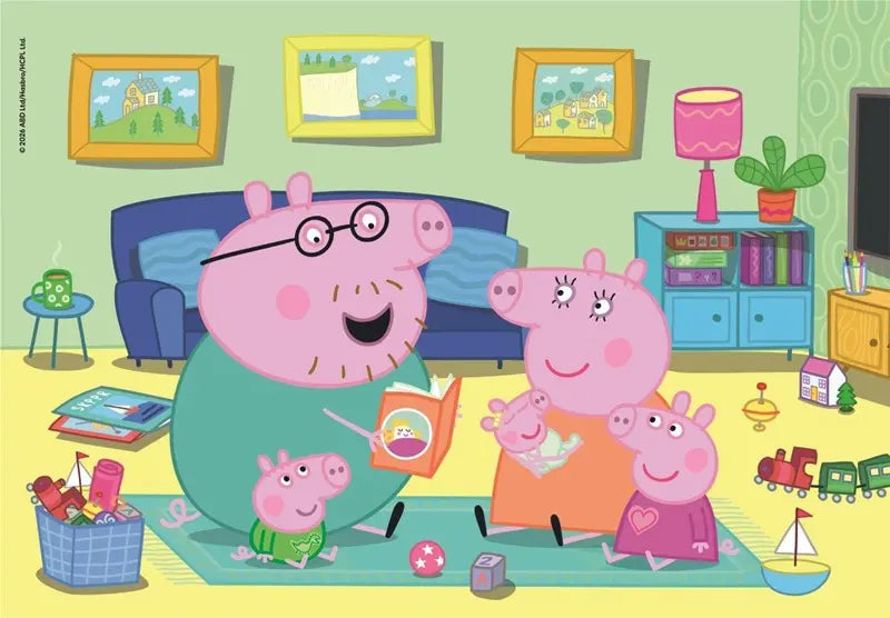 Puzzle 60 SuperKolor Świnka Peppa