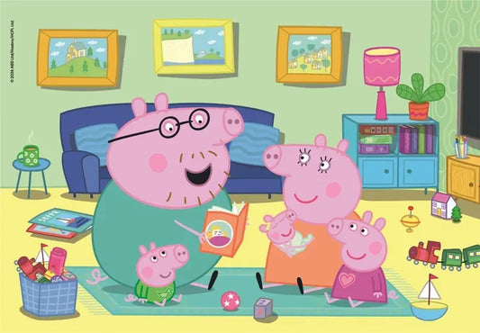 Puzzle 60 SuperKolor Świnka Peppa