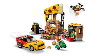 Lego City - Dostawa pizzy z pojazdami