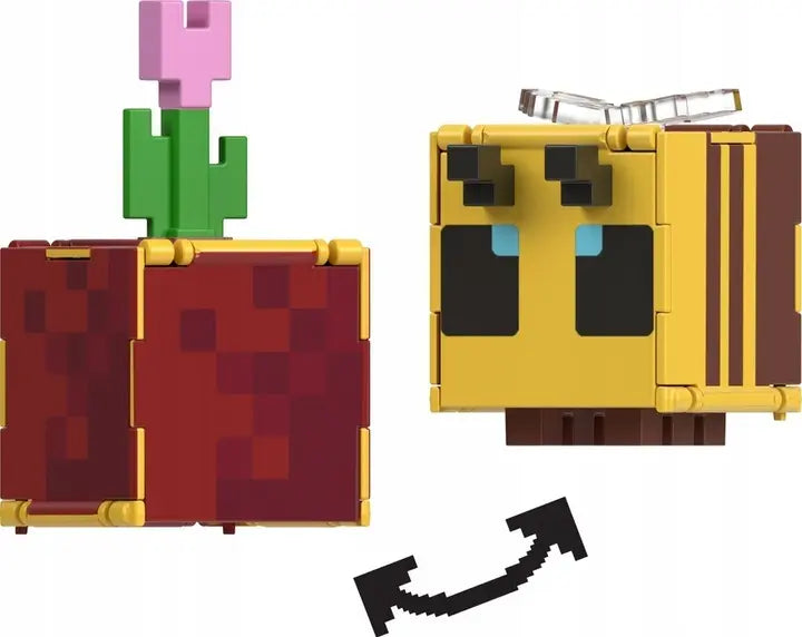 Minecraft figurka 2w1, pszczółka