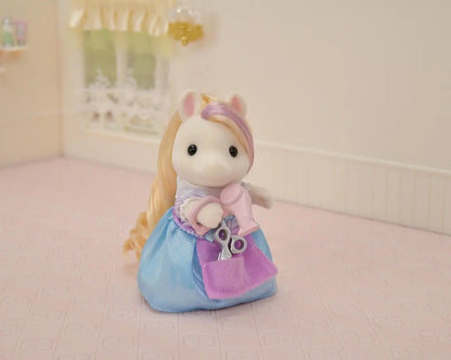 Sylvanian Families kucyk z długimi włosami + akcesoria