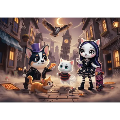 Puzzle 200 el. Spooky Stories - Nocne historie