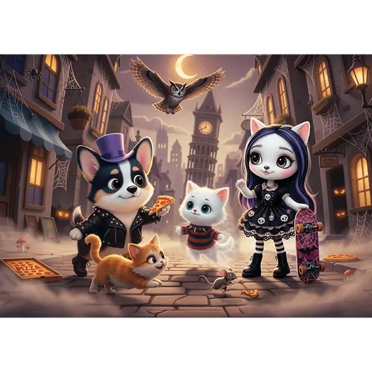 Puzzle 200 el. Spooky Stories - Nocne historie